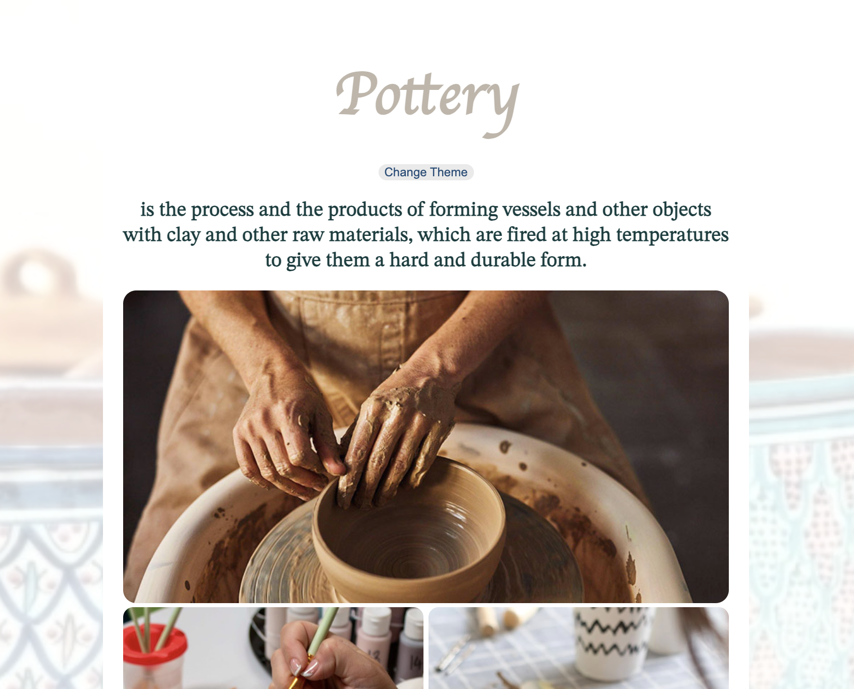 pottery project image