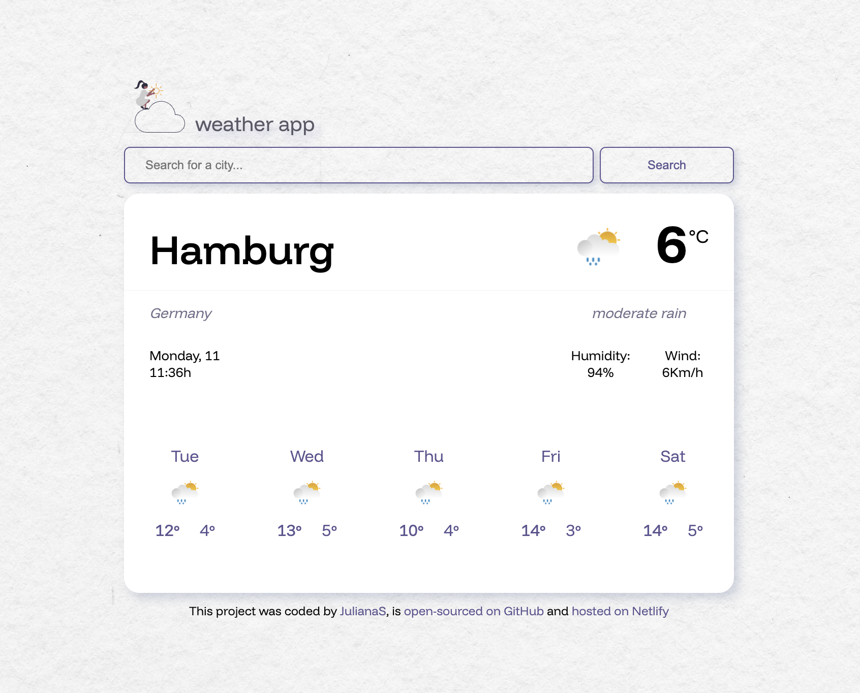 weather project image